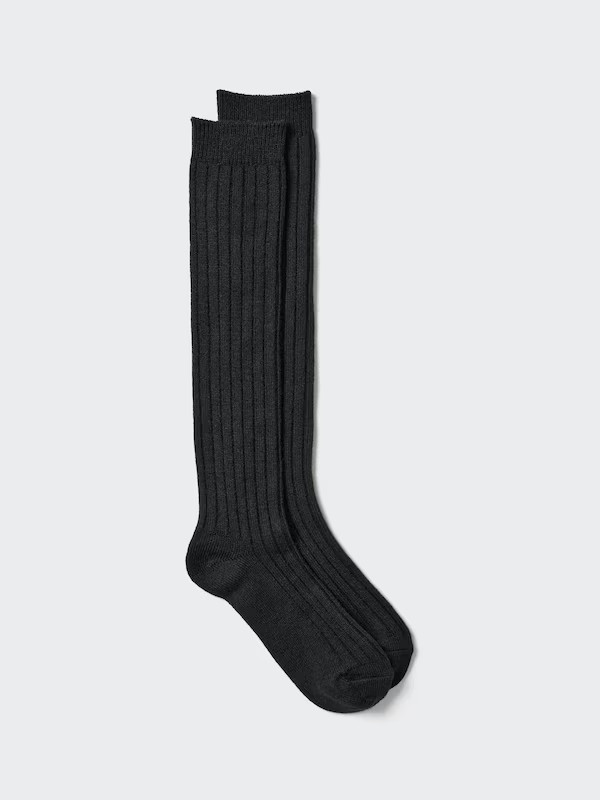 HEATTECH Knee High Socks (Ribbed) | UNIQLO (UK)