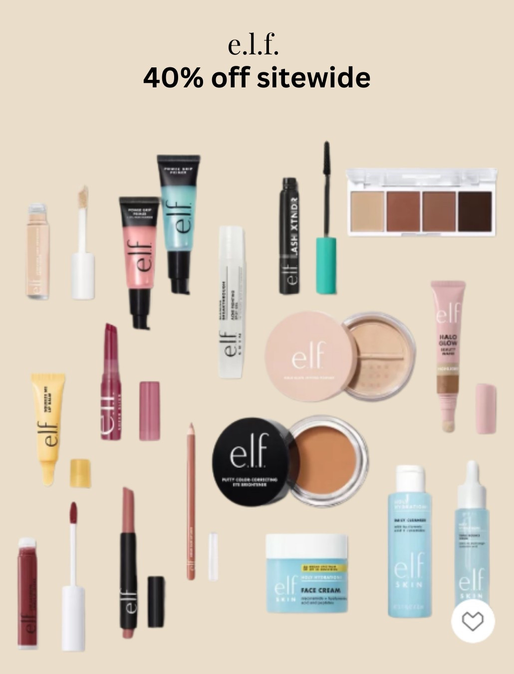 perfect time to stock up on elf cosmetics today!

#LTKBeauty #LTKSpringSale #LTKFindsUnder50