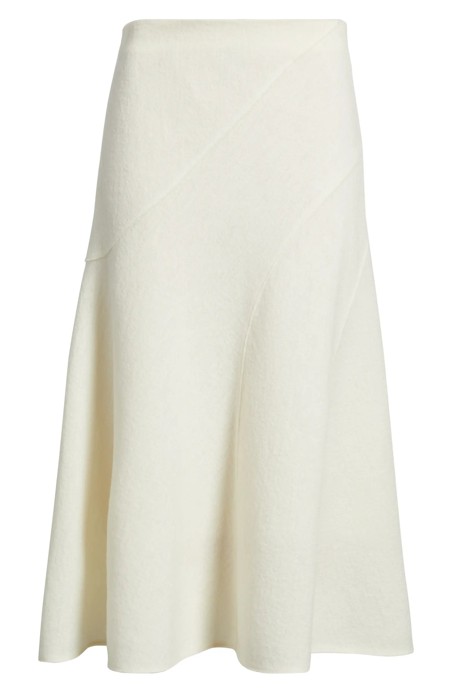 Vicena Maxi Woven Boiled Wool Skirt | Nordstrom