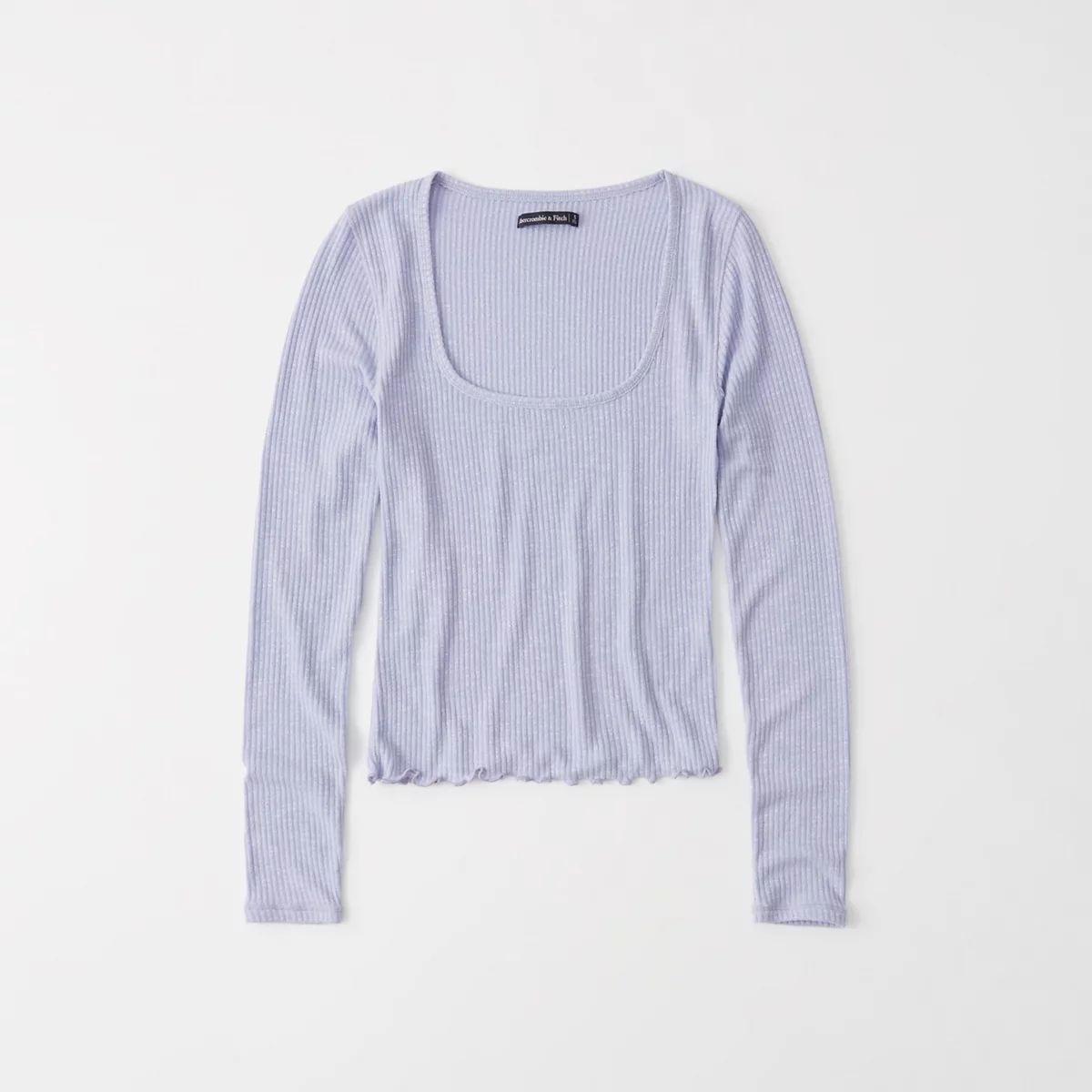 Long-Sleeve Square Neck Tee | Abercrombie & Fitch US & UK