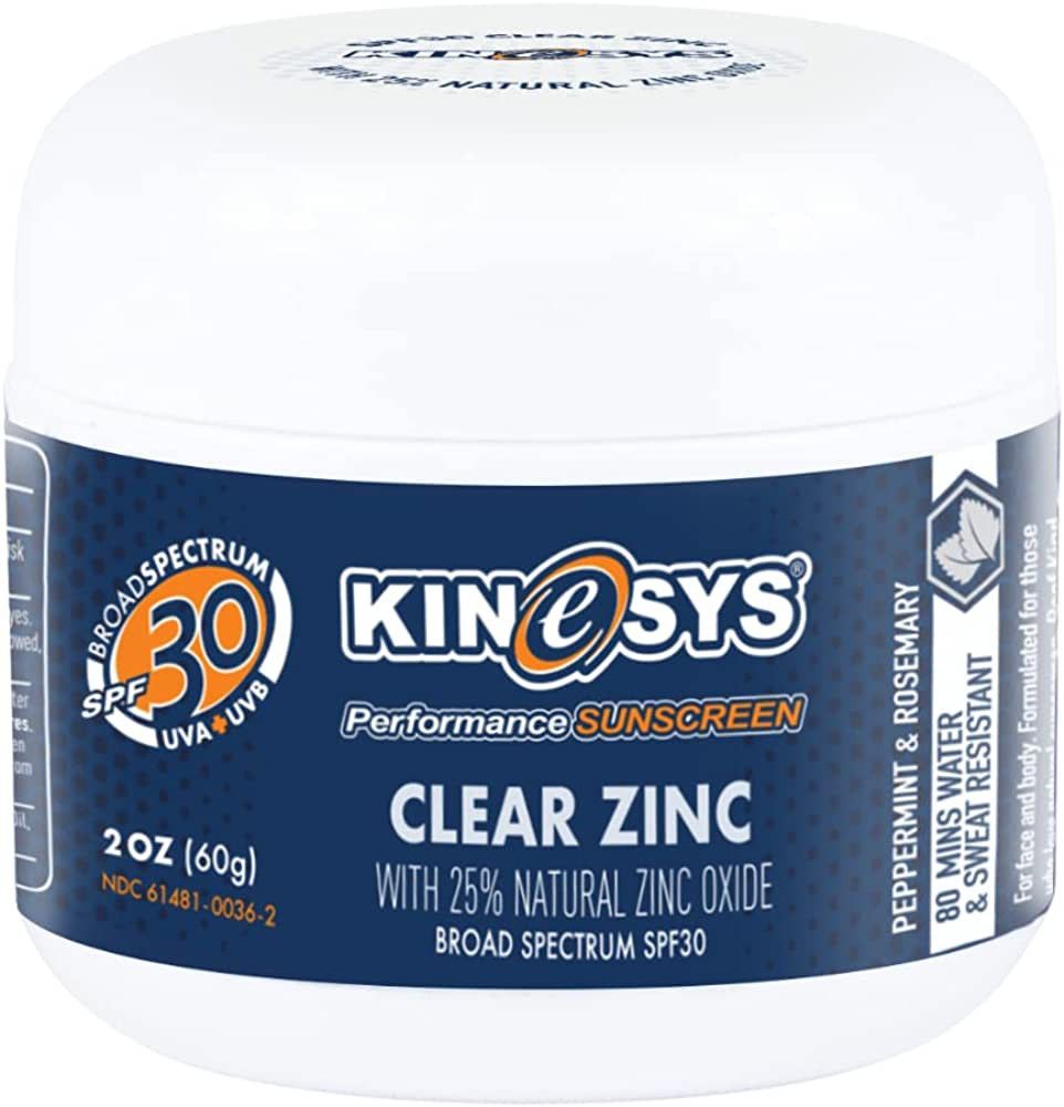 KINeSYS Reef Safe Natural Mineral Zinc Oxide Sunscreen, Rubs in Clear, SPF 30, Broad Spectrum UVA... | Amazon (US)