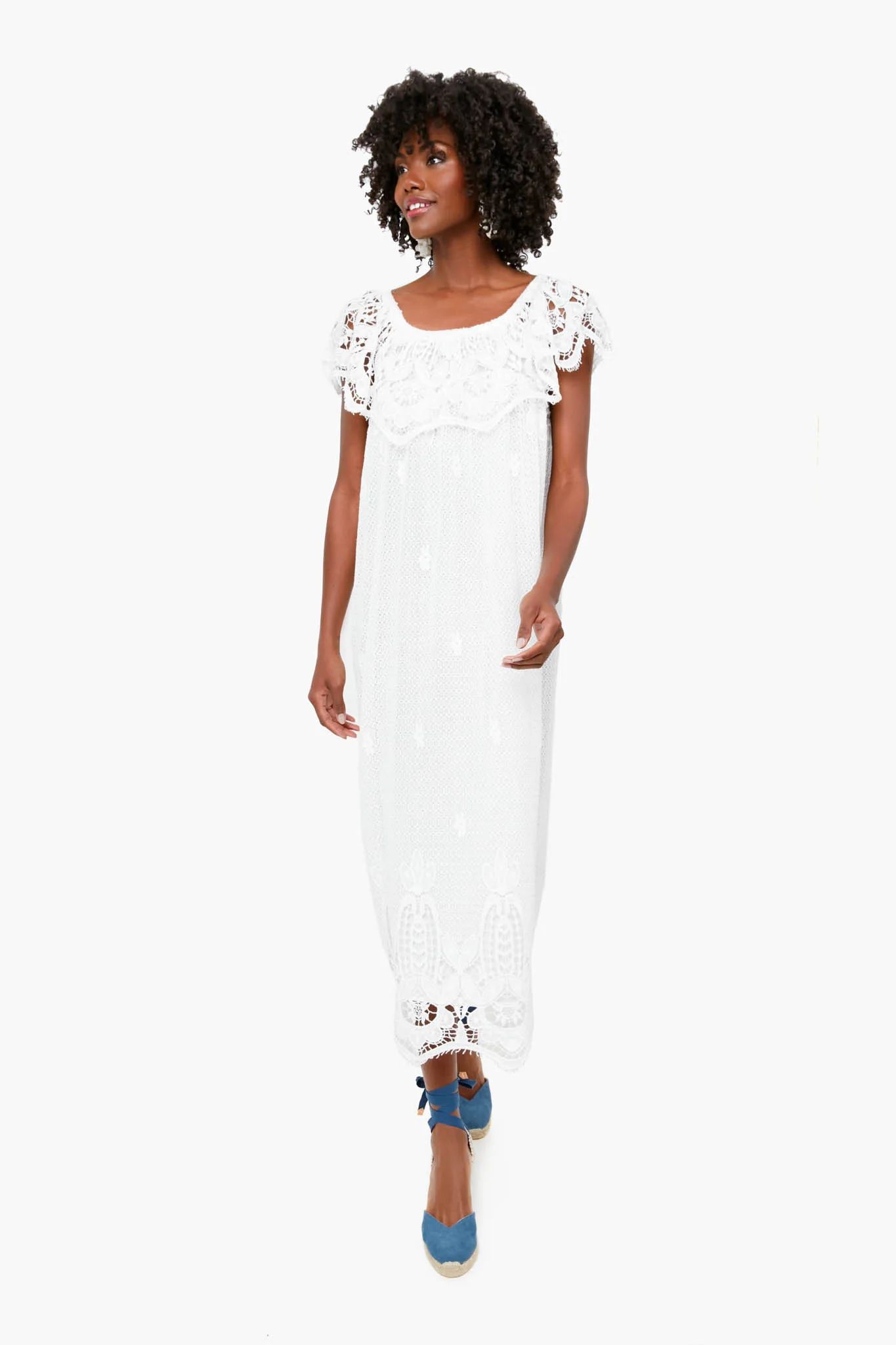 White Lace Avalon Maxi Dress | Tuckernuck (US)