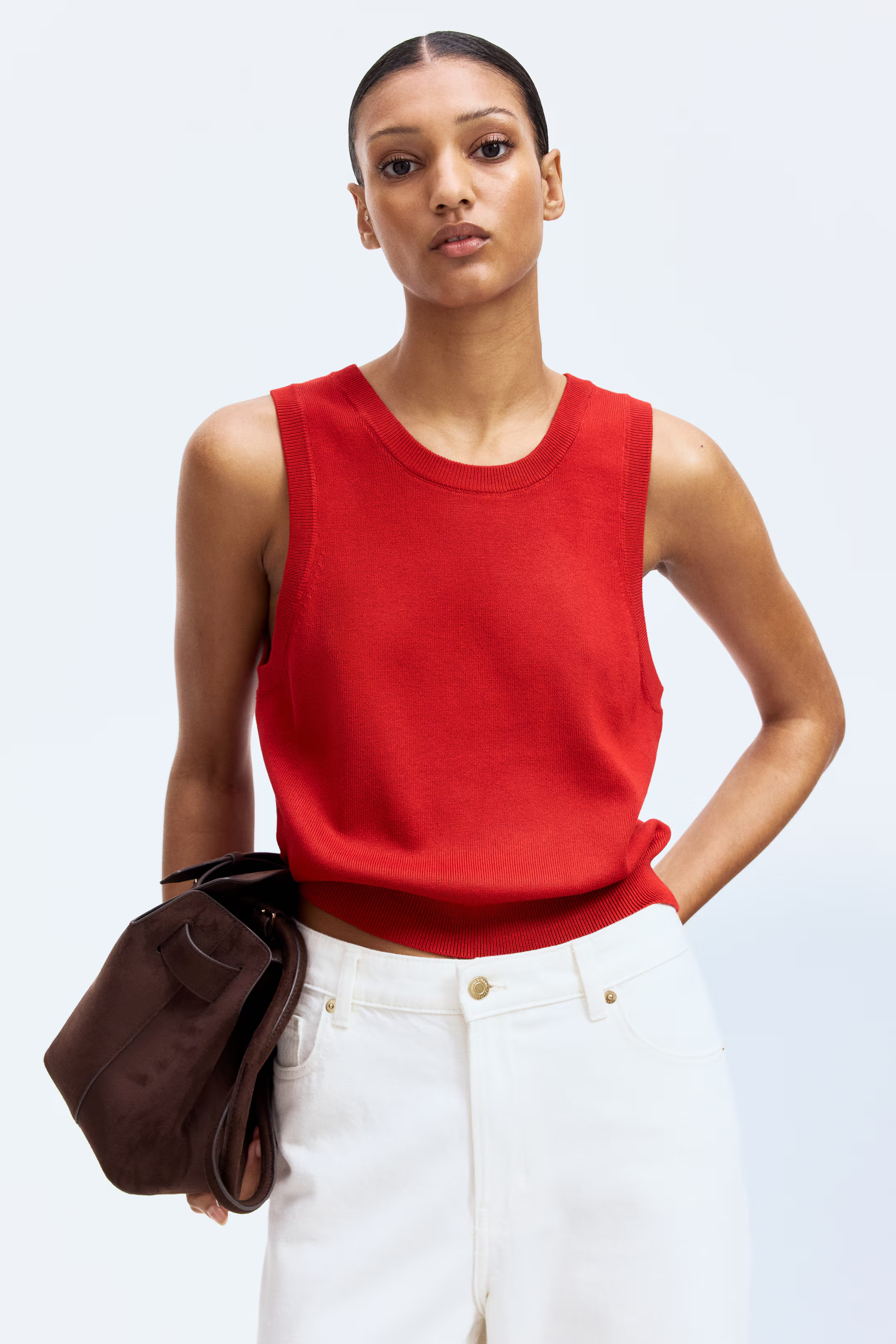 Fine-Knit Sweater Vest | H&M (US + CA)