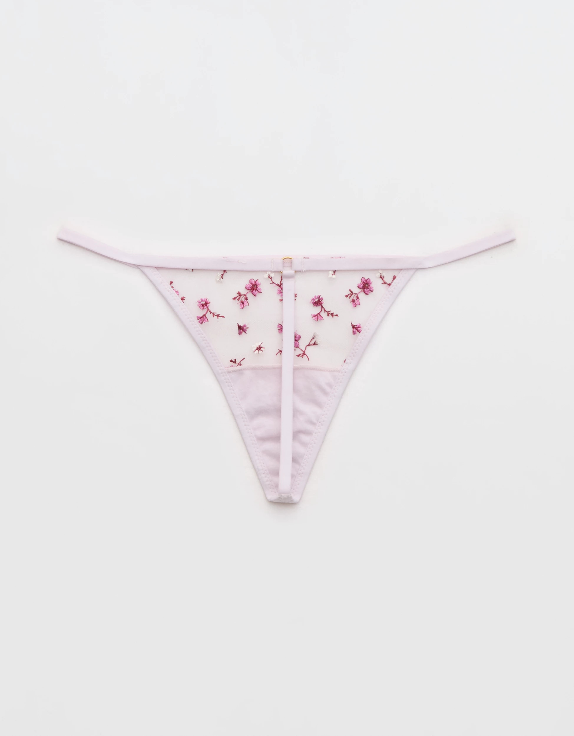 Show Off Embroidery String Thong Underwear | Aerie