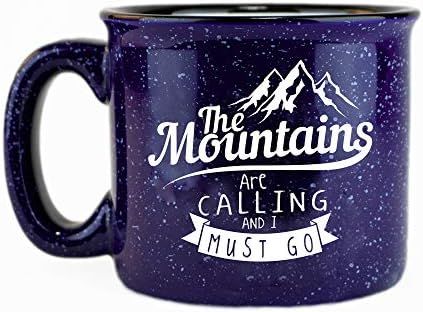 The Mountains Are Calling And I Must Go Ceramic Campfire Coffee Mug 15oz - Unique Gift Idea for O... | Amazon (US)