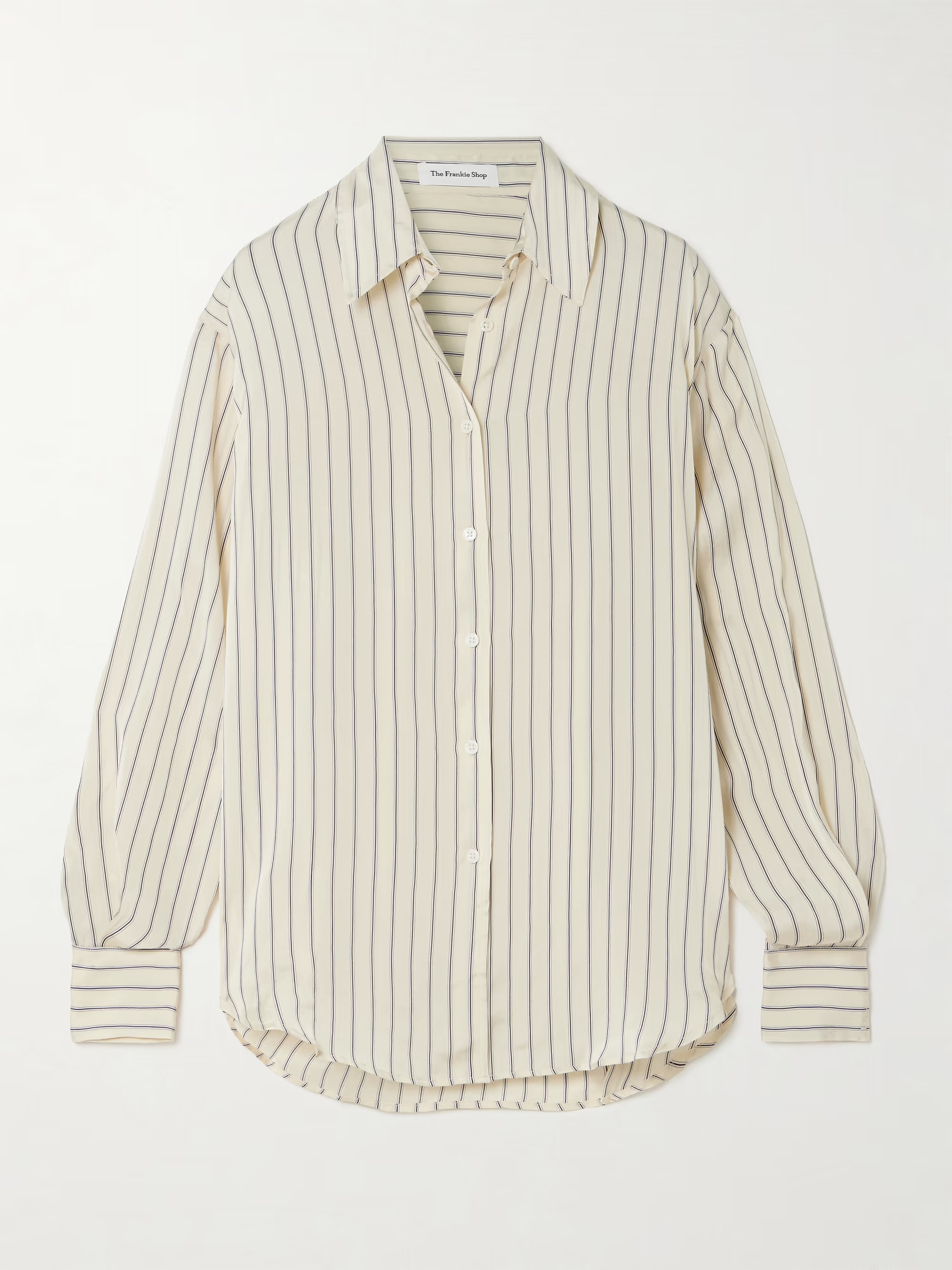 Peri pinstriped satin shirt | NET-A-PORTER APAC