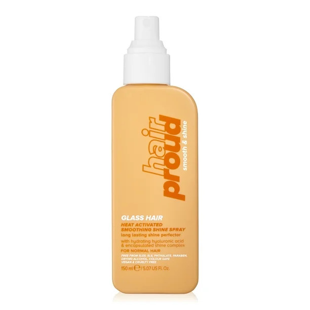 Hair Proud Glass Hair, Heat Activated Smoothing Shine Spray with Encapsulated Shine Complex, 5 fl... | Walmart (US)