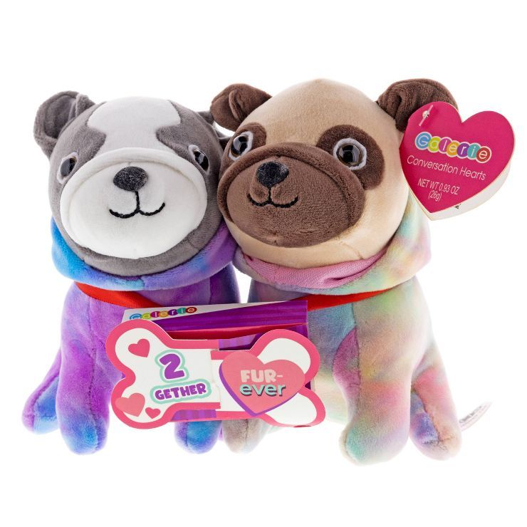 Galerie Valetine's Hugging Dog in Hoodie Plush with Candy - 0.93oz | Target