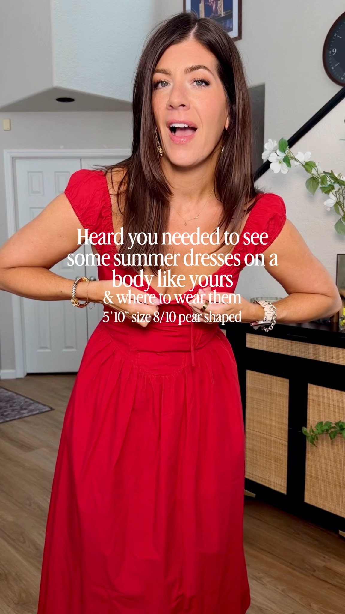 Stack code AFLTK!
In order: red dress- medium, blue strapless, medium tall, polka dot, medium, embroidered-medium tall, blue-medium tall, halter linen brown and black- medium regular, lace convertible-medium tall

#LTKxAbercrombie #LTKTall #LTKMidsize