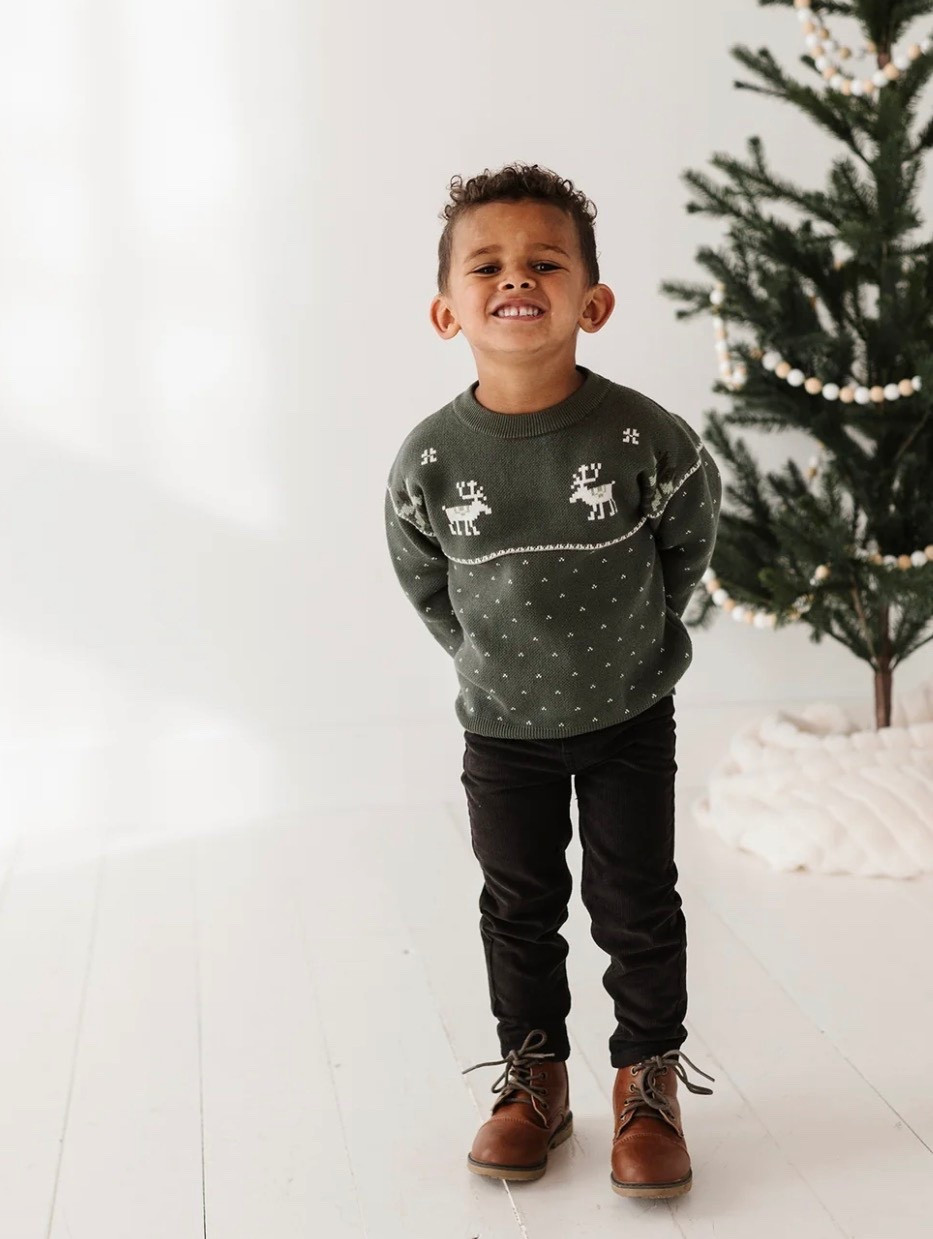 Christmas sweater. Baby sprout and company. 

#LTKootd #LTKHoliday #LTKKids