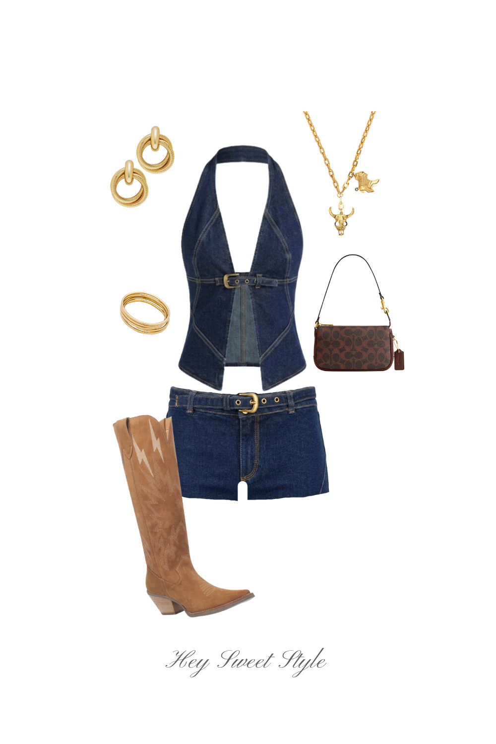 Blue jean babyyyy! Country concert outfit 🐴 

 