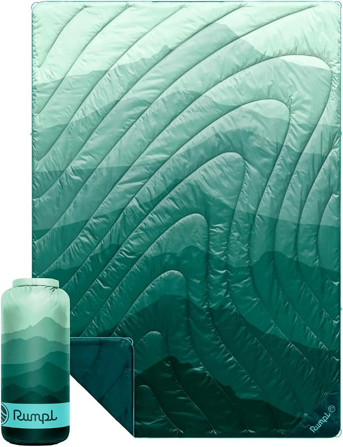 Rumpl Original Puffy Blanket - Warm Puffy Camping Blanket, 100% Recycled Polyester Insulation, Li... | Amazon (US)