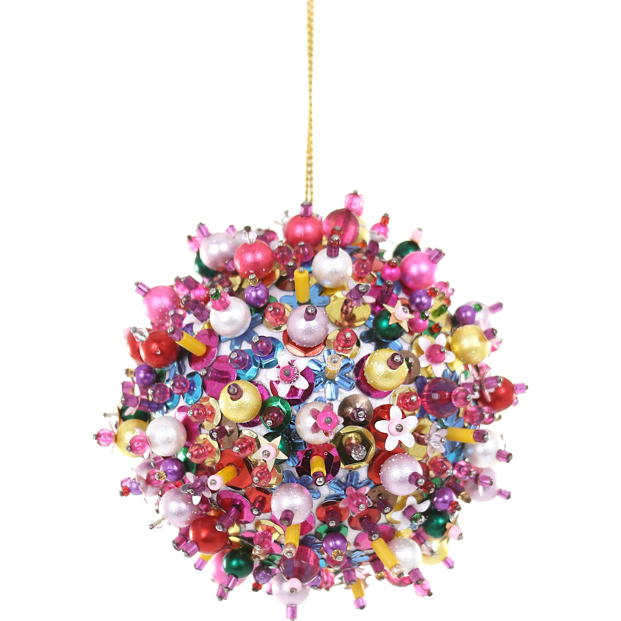 Magpie Bauble Sequin Ornament | Maisonette