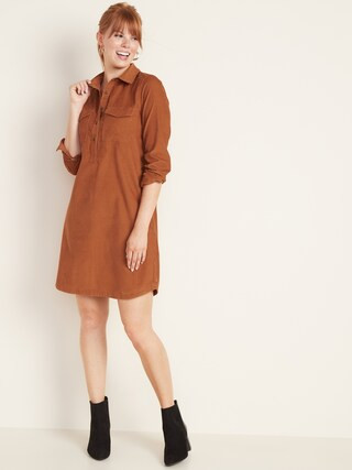 Corduroy Shirt Dress for Women | Old Navy (US)