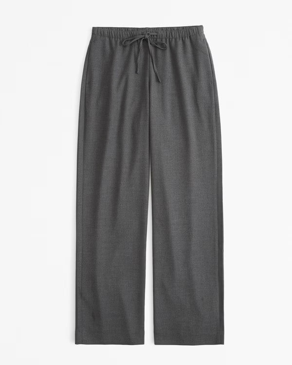 Women's Menswear Pull-On Pant | Women's Bottoms | Abercrombie.com | Abercrombie & Fitch (US)