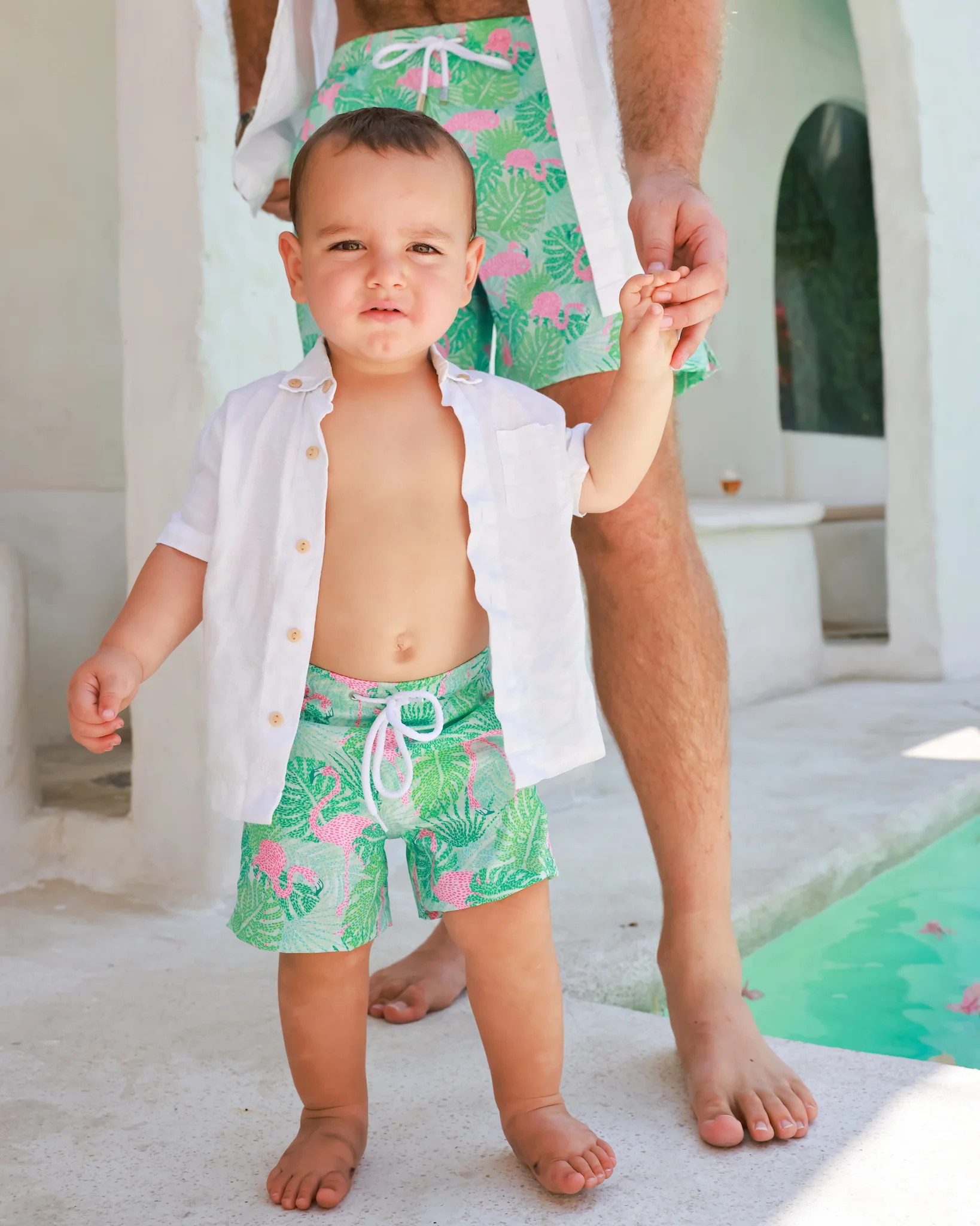 The Sunshine State of Mind - Boys Swim Trunks UPF 50+ | Kenny Flowers