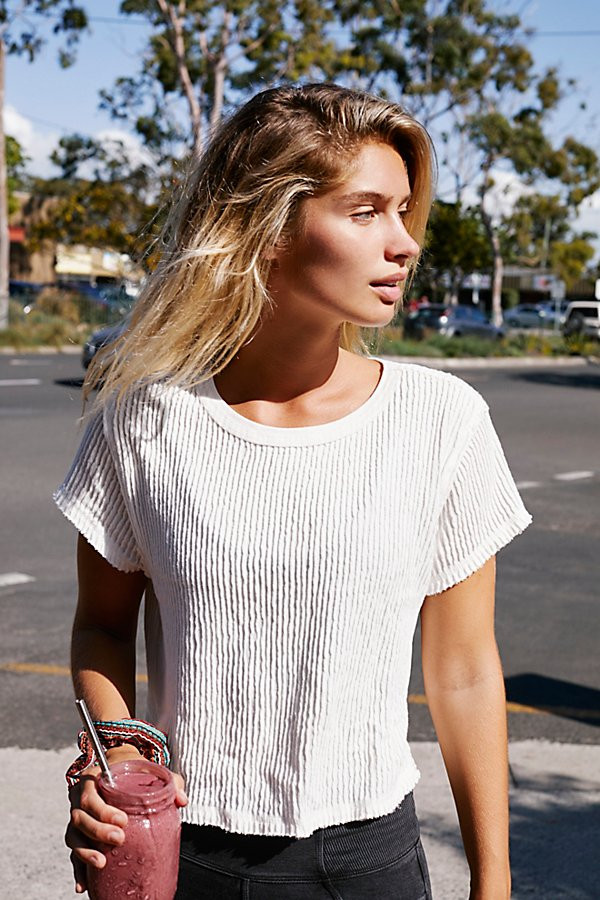 Second Base Tee by FP Movement at Free People, Ivory, XS | Free People (Global - UK&FR Excluded)