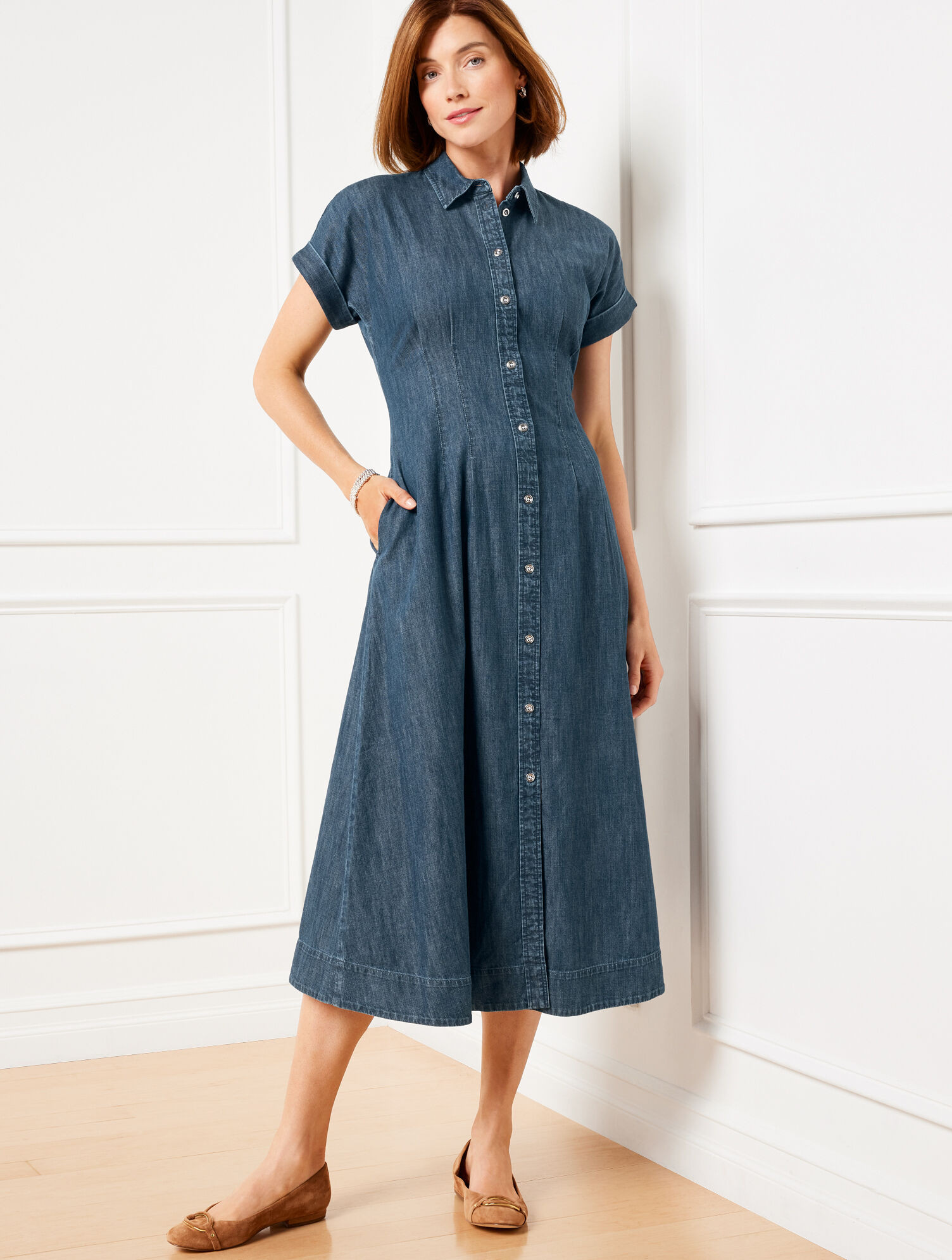 Denim Shirtdress - Marina Wash | Talbots