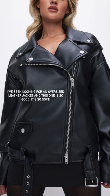 I’ve been looking for an oversized leather jacket and this one is so good! It’s so soft! On sale for 40% off! Also sharing a few fav jeans on sale! My favorite brand for jeans. They fit so well! Sale ends today! 

Oversized leather jacket, leather jacket, jeans, spring outfit, sale, Good American, The Stylizt 



#LTKSaleAlert #LTKFindsUnder100 #LTKStyleTip