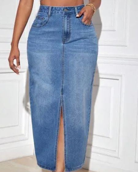 Denim maxi skirts are a must-have fashion staple in 2023. Whether paired with a tucked-in graphic tee and sneakers for a relaxed vibe or dressed up with a cropped blouse and heels for a more formal occasion, denim maxi skirts are a go-to choice every season. #denim


#LTKFind #LTKunder100 #LTKstyletip