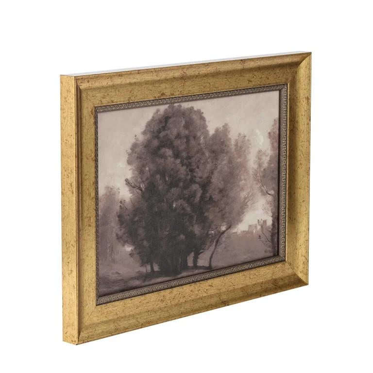 Home Decor Collection Sterling & Noble Home Modern Framed Brown Tones Trees Landscape 11.8"x15.75... | Walmart (US)