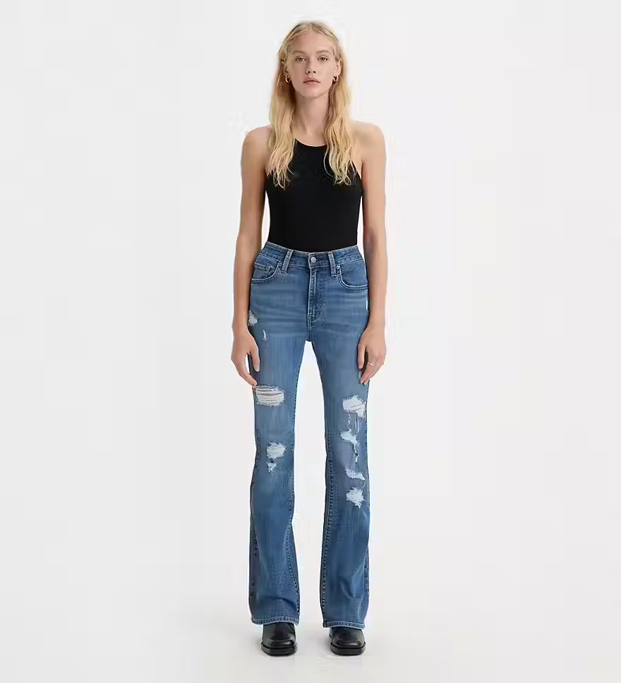 726 High Rise Flare Women's Jeans - Medium Wash | Levi's® US | LEVI'S (US)