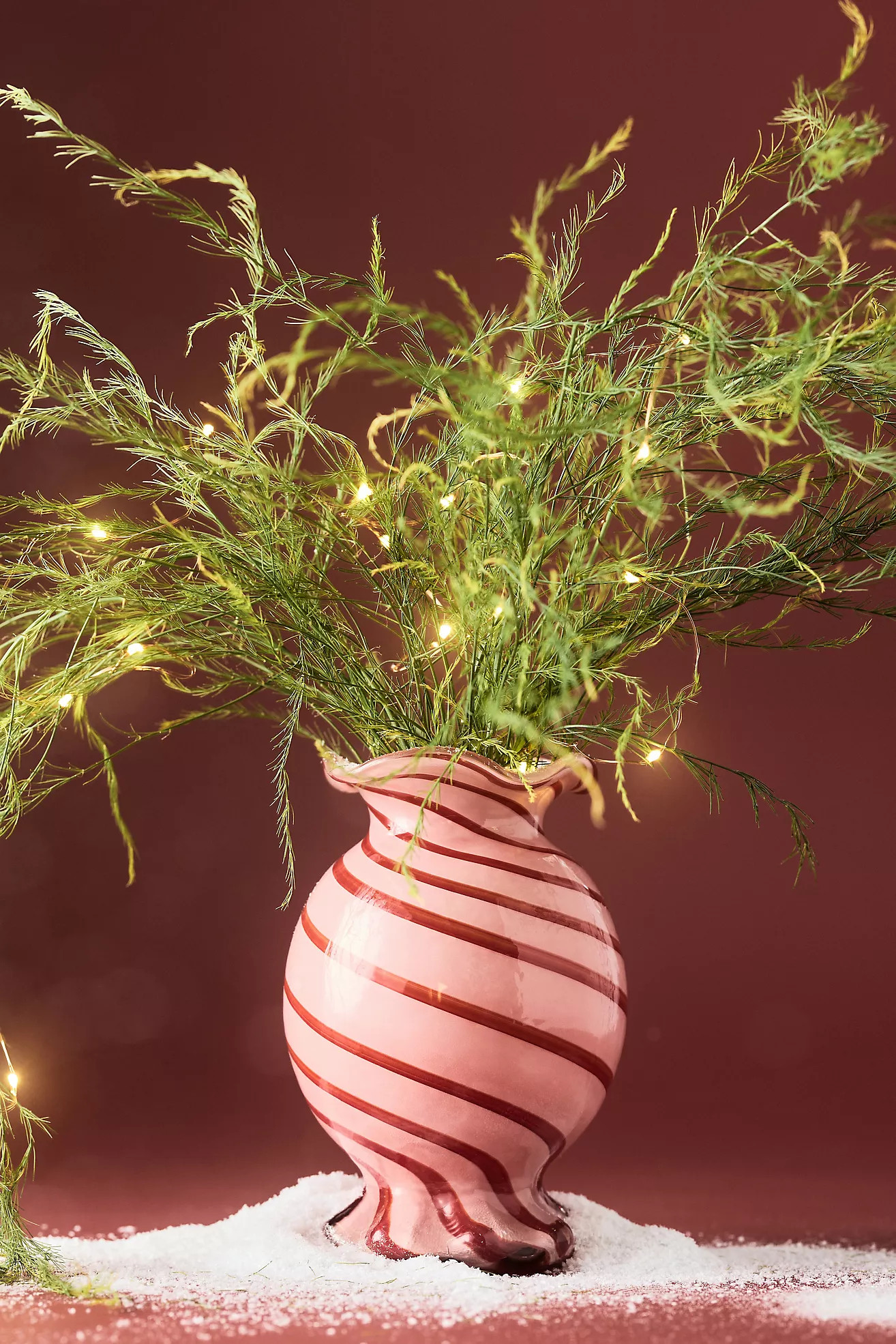 Candy Swirl Glass Vase | Anthropologie (US)