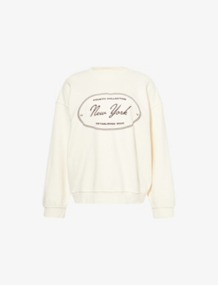Chai New-York Emblem Cotton-Jersey Sweatshirt | Selfridges
