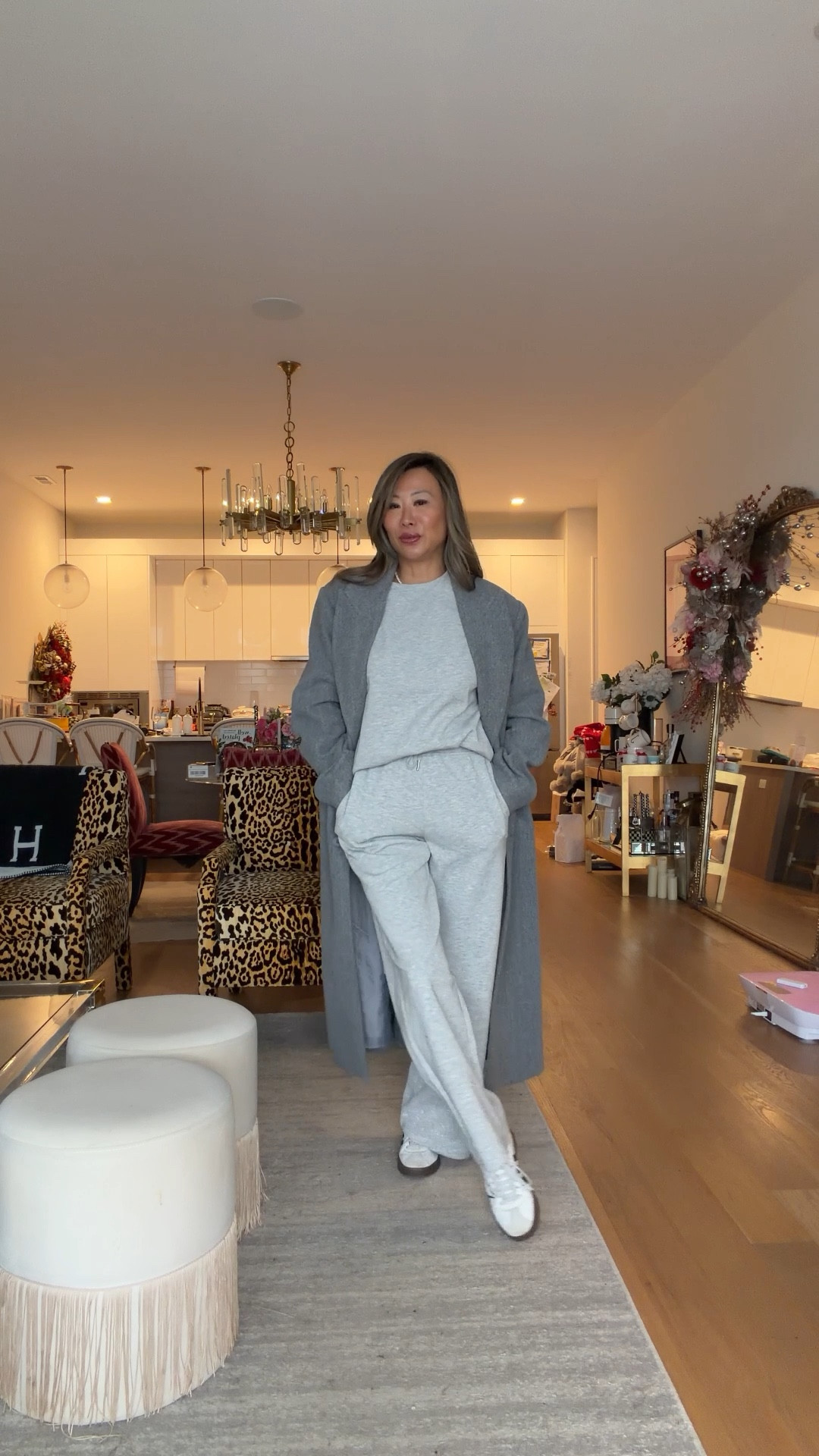 Casual modal set like spanx but Amazon. So soft and comfy. Size XS. Wool coat is affordable. Size small. Casual ootd 

#LTKmomlife #LTKootd #LTKgrwm