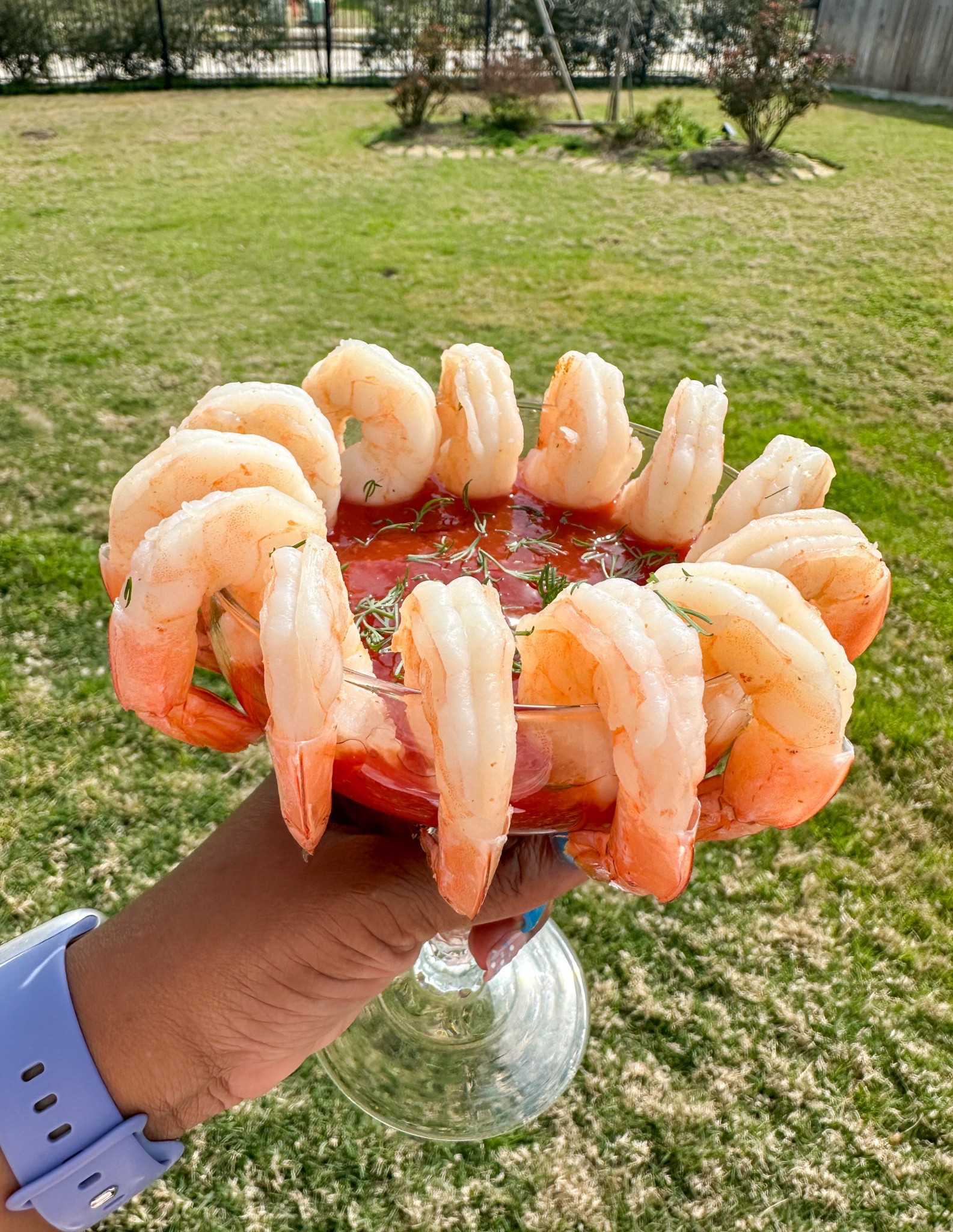 Who said that your margarita glasses only had to be used for margaritas. I used these glasses for my shrimp cocktail. Such a fun spring/summer appetizer to enjoy outdoors. 

#LTKSeasonal #LTKHome
