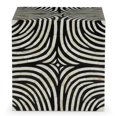 Zebra Cube End Table Bernhardt | Wayfair North America