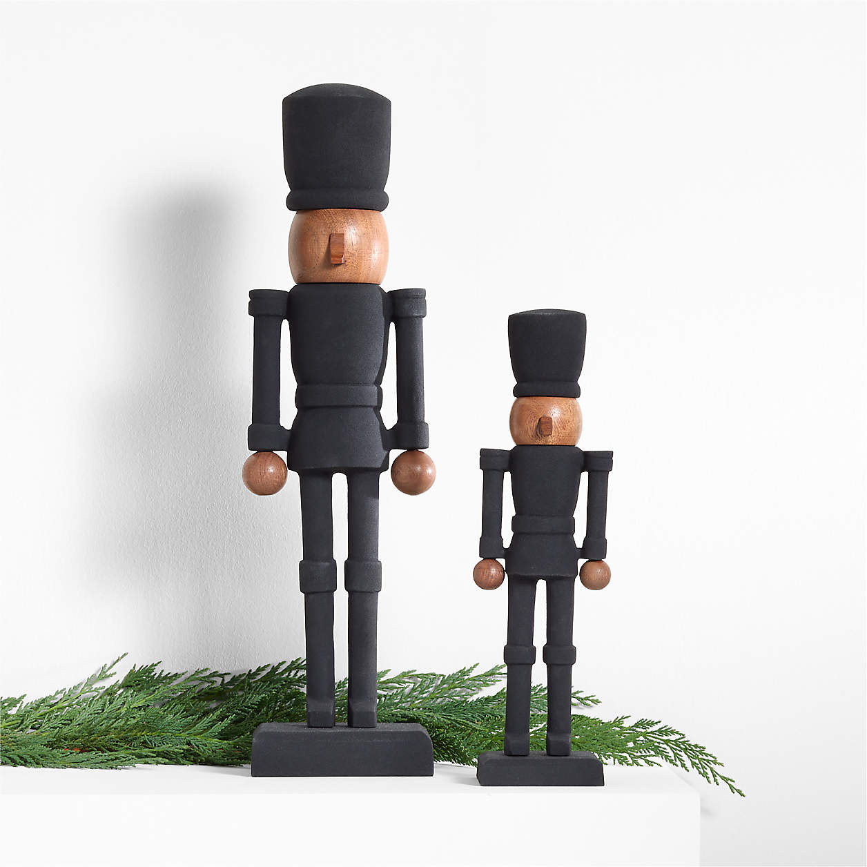 12" Zinc and Wood Holiday Nutcracker + Reviews | Crate & Barrel | Crate & Barrel