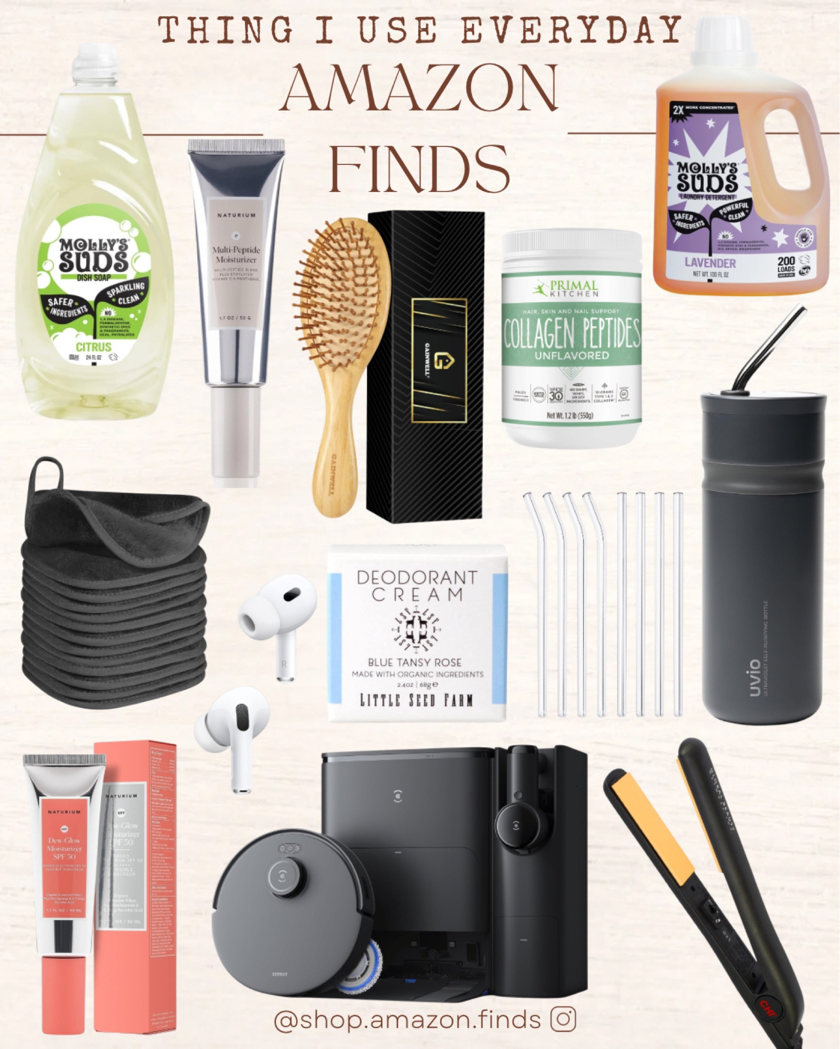 Things I use everyday from Amazon! From Naturium skin care to Molly Suds non toxic household cleaning products. Clean collagen to makeup wash clothes, there’s a little something from every area of my home!

#LTKFamily #LTKHome #LTKBeauty