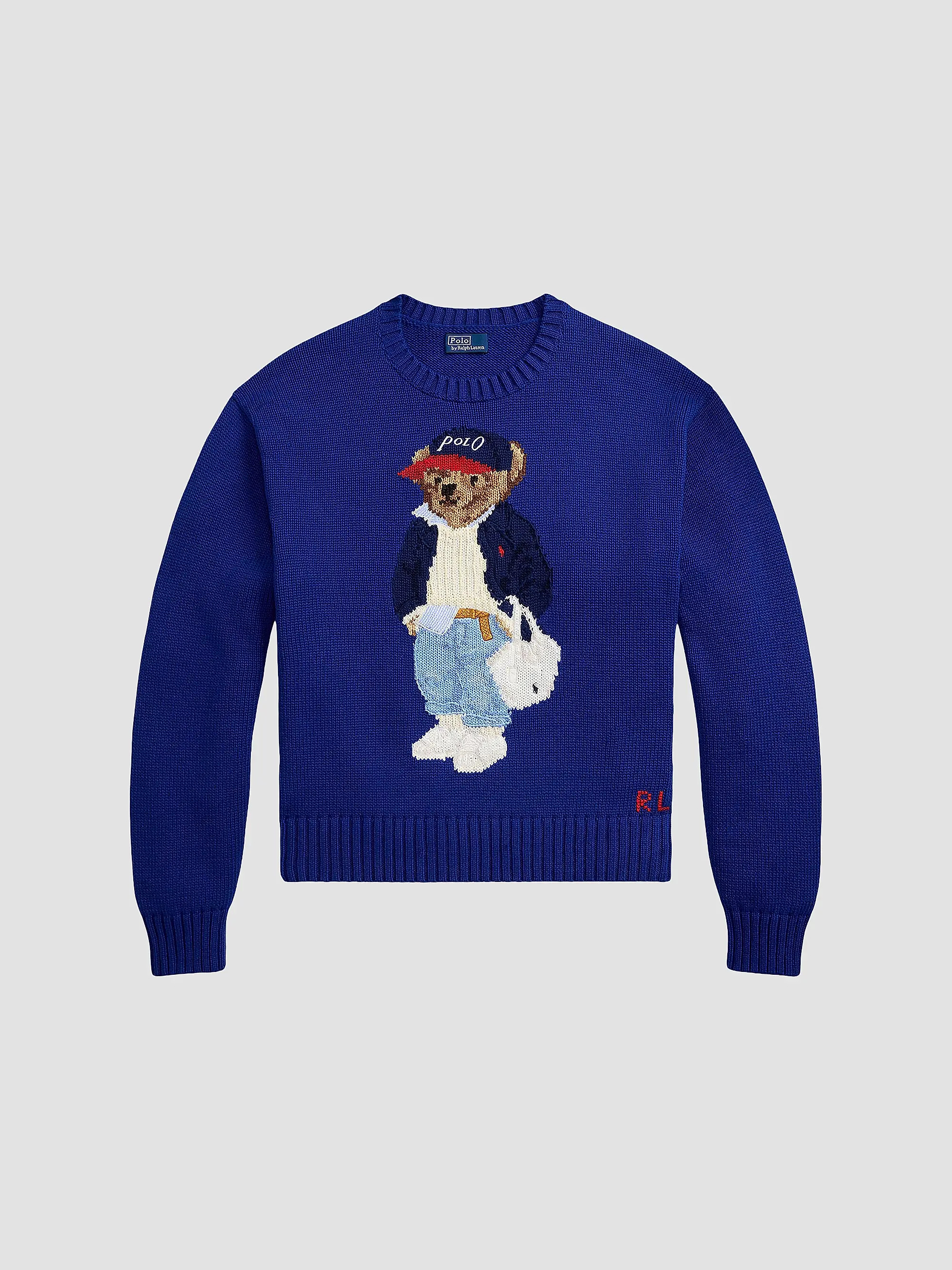 Polo Bear Cotton Crewneck Sweater | Saks Fifth Avenue