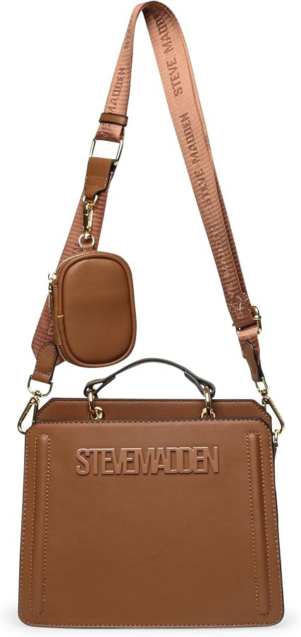 Steve Madden womens Steve Madden Bevelyn Convertible Crossbody Bag | Amazon (US)