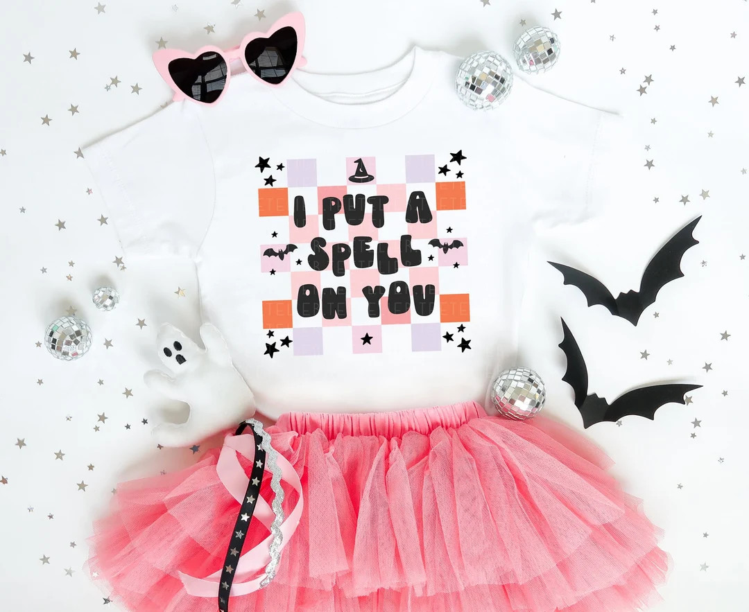Toddler Halloween Shirt I Put A Spell on You Shirt Halloween - Etsy | Etsy (US)