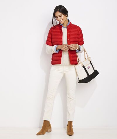 Short-Sleeve Puffer Coat | vineyard vines