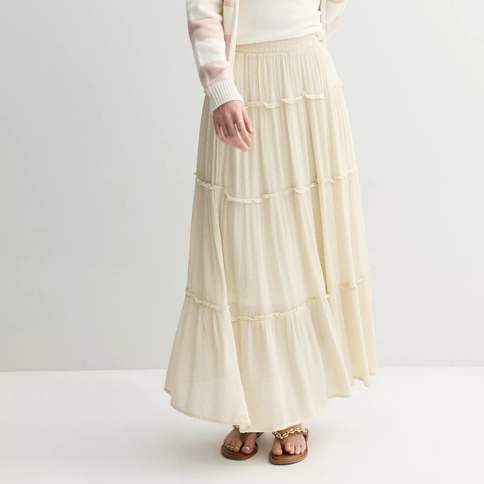 Juniors' SO® Multi Tiered Maxi Skirt | Kohl's