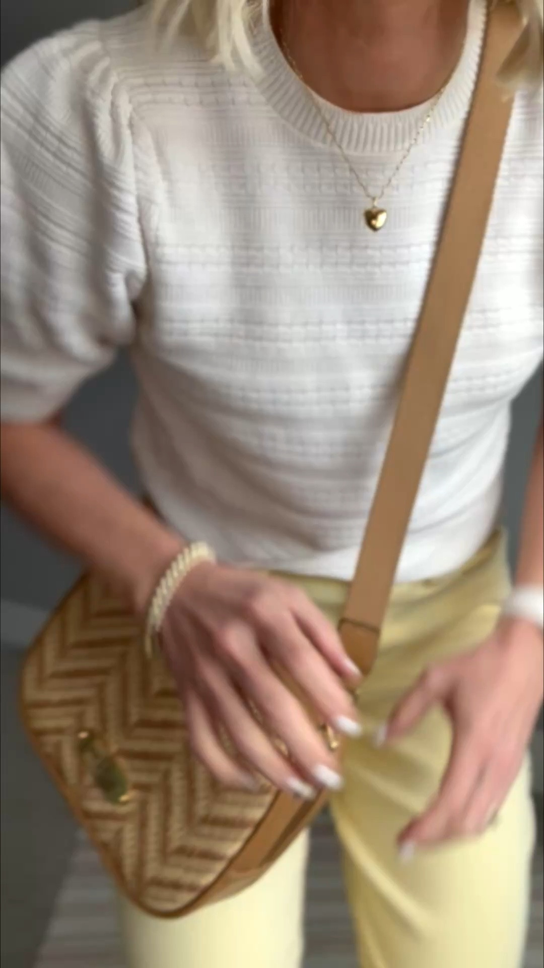 I love this spring outfit I wore with yellow pants and this elevated basic white top! 
Pants- 0
Top- XSMALL

#LTKOver40 #LTKPetite #LTKootd