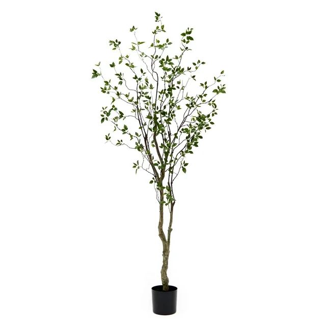 Nearly Natural 8ft. Minimalist Citrus Artificial Tree , Green | Walmart (US)