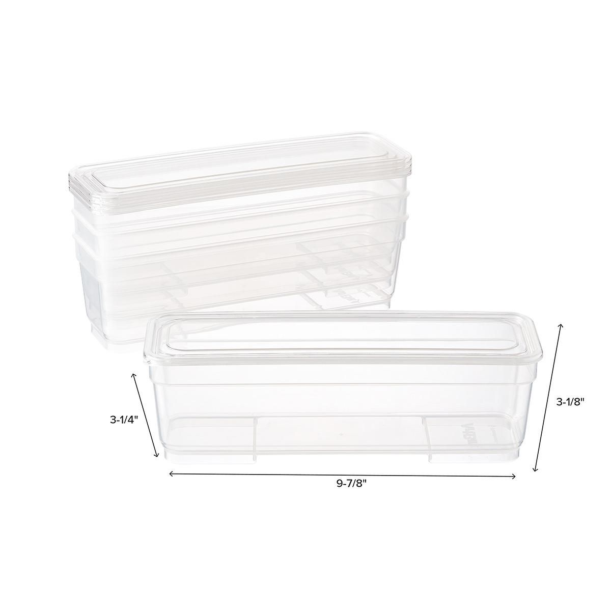 ArtBin Clear Storage Bins with Lids Pkg/4 | The Container Store