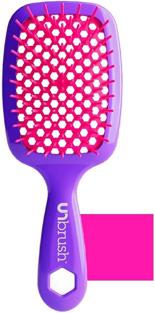 FHI HEAT UNbrush Wet & Dry Vented Detangling Hair Brush, Electric Berry Purple | Amazon (US)