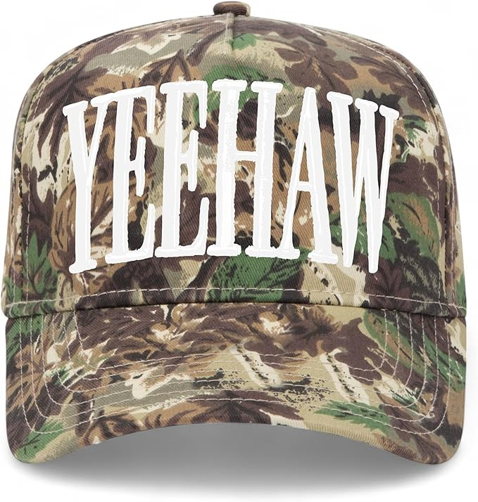 Yeehaw Vintage Trucker Hat | Premium Snapback Baseball Hat for Men & Women | Amazon (US)