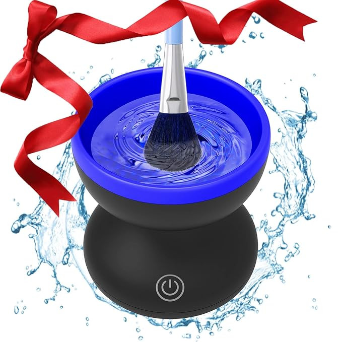 Electric Makeup Brush Cleaner- Make Up Brush Cleaner Machine for Portable Automatic USB Cosmetic ... | Amazon (US)