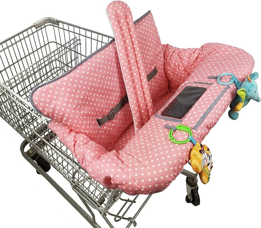 ICOPUCA Shopping Cart Cover, 2 in 1 cart Cover for Babies N high Chair Cover, Padded Grocery cart... | Amazon (US)