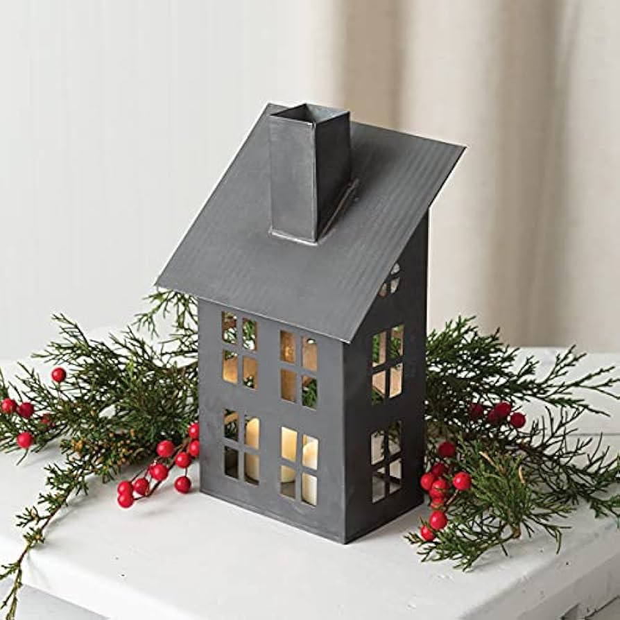 Galvanized Bungalow Christmas Luminary | Amazon (US)