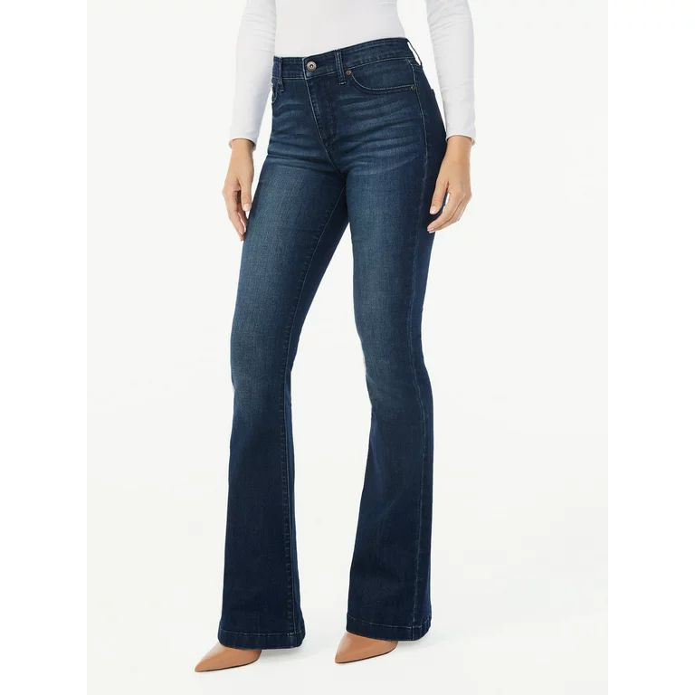 Sofia Jeans Women's Melisa High Rise Flare Jeans | Walmart (US)