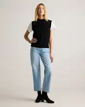 Mongolian Cashmere Mock Neck Sweater Vest | Quince