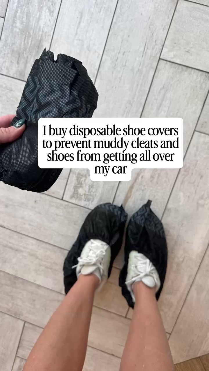 One of my favorite sports mom hacks! 

Don’t let those dirty muddy cleats get all over your car. I keep these shoe covers in my car to prevent that from happening.

#SportsMomHacks #MomLife #Kids ￼

#LTKmomlife #LTKSeasonal #LTKKids