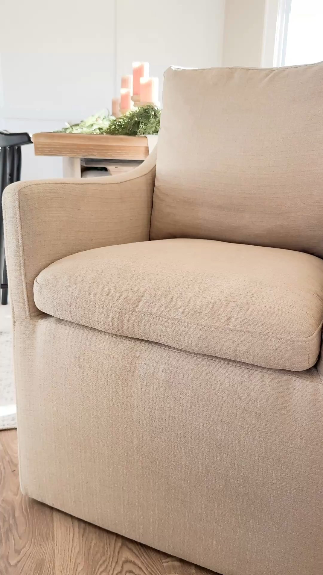 Our upholstered dining chairs are on sale now! Comfortable and great quality, would also make a great office chair.

Upholstered chair, dining chair, dining room, office chair 

#LTKHome #LTKSaleAlert